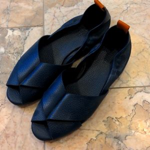 Mercedes Castillo Navy Blue Shoes